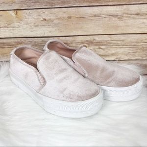 G by GUESS Citti Slip-On Platform Sneakers Pink